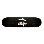 Samurai i japansk Kanji Skateboard