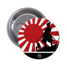 Samurai Knappar Med Nål