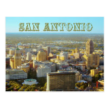 San Antonio Texas - antennen beskådar Vykort