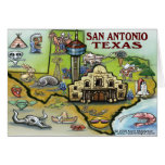 San Antonio TEXAS kartakort