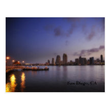San Diego CA Vykort