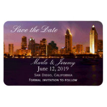 San Diego stilspara datera Vinyl Magnet