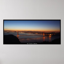San Francisco på den panorama- affischen för gryni