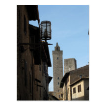 San Gimignano Tuscany italien Vykort