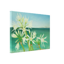 Sand Lillies Sträckt Canvastryck