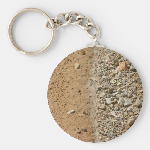Sand och stenar nyckel ring
