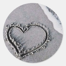 Sandhjärta Klistermärken
