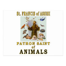 SANKTT FRANCIS av ASSISI Vykort