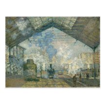 Sanktt-Lazare station (1877) Vykort
