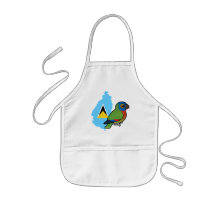 Sanktt Lucia amasonflagga Förkläde