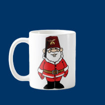 Santa är en Shriner muggar