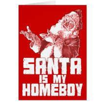 Santa är mitt Homeboykort