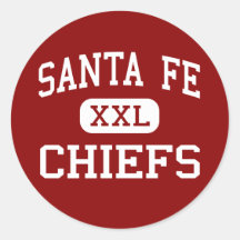 Santa Fe - chefer - högstadium - Alma Missouri Klistermärke