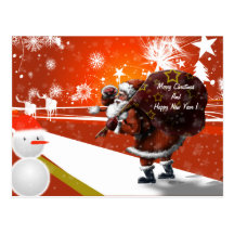 Santa julvykort