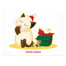 Santa klor vykort