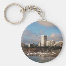 Santa Monica Ca. Keychain Nyckelringar