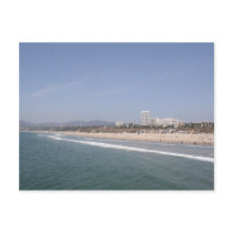 Santa Monica strand Vykort