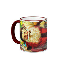 SANTA PÅ LAMPGLASET KAFFE KOPP