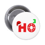 santa skrattar på jul pins