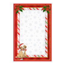 Santa valp brevpapper design