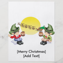 Santas avsked flyg blad