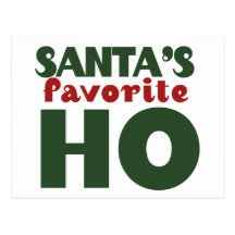 Santas favorit HO Vykort