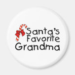 Santas favorit- mormorcandy cane magneter för kylskåp