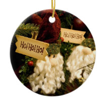 Santas ho ho ho julgransprydnader
