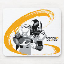 Santonio Holmes illustration Mousepad musmattor