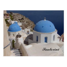 Santorini vykort