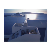 santoriniö Grekland Vykort