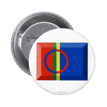 Sapmi flaggajuvel knapp med nål