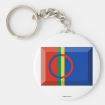 Sapmi flaggajuvel nyckel ringar