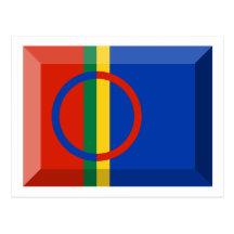 Sapmi flaggajuvel vykort