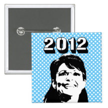 Sarah Palin 2012 Knappar Med Nål