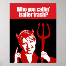 SARAH PALIN DJÄVULENAFFISCH