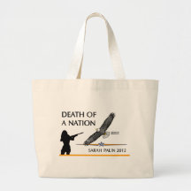 Sarah Palin - död av en nation Tote Bag