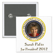 Sarah Palin för presidenten 2012 Knapp