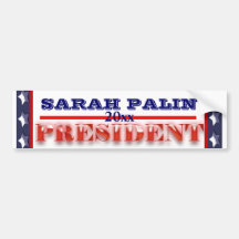 Sarah Palin president 2012 SKRÄDDARSY Bildekal