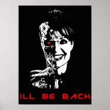 sarah palin - var dåligt tillbaka affisch