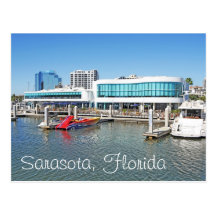 Sarasota vid fjärden vykort