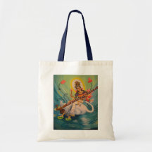 Saraswati toto tote bags