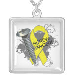 Sarcomacancer - skruva cancer hängsmycke