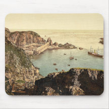 Sark den Creux hamnen, kanaliserar öar, England kl Mus Mattor