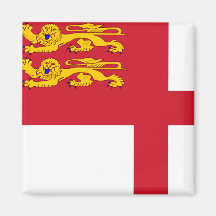 Sark Guatemala flagga Magnet För Kylskåp