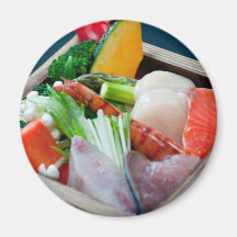 Sashimi. Magneter För Kylskåp