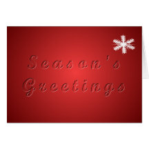 Säsong Greetins Hälsningskort