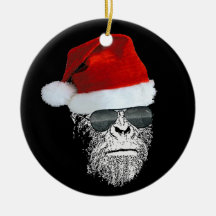 Sasquatch hemlig Santa julgranprydnad Julgransdekoration