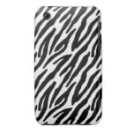 Sassy zebra tryck Case-Mate iPhone 3 skydd