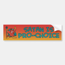 Satan är Pro-Prima Bildekal